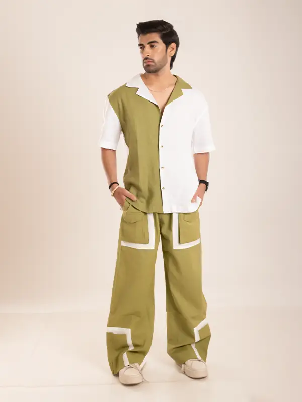 Linen Shirt And Pant Co-Ord Set