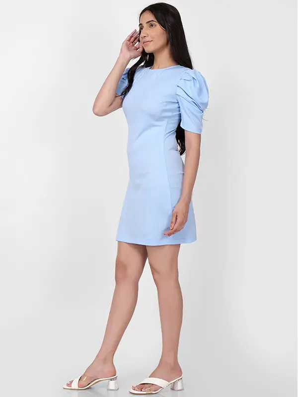 Chic Women Bodycon Sky Blue Dress