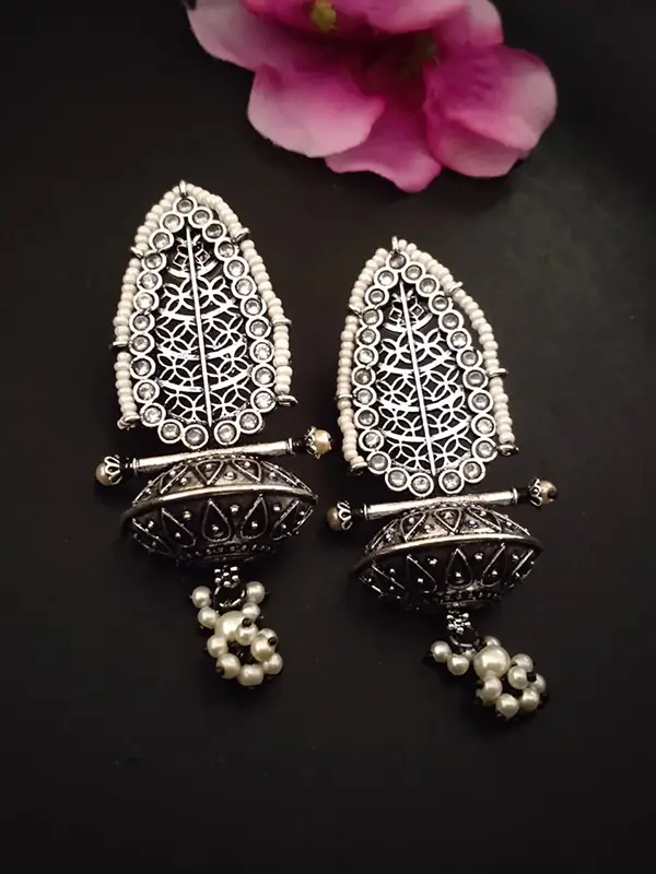 Ethnic Infinity Studs Earrings For Women