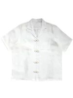 Unisex shirt with notched collar