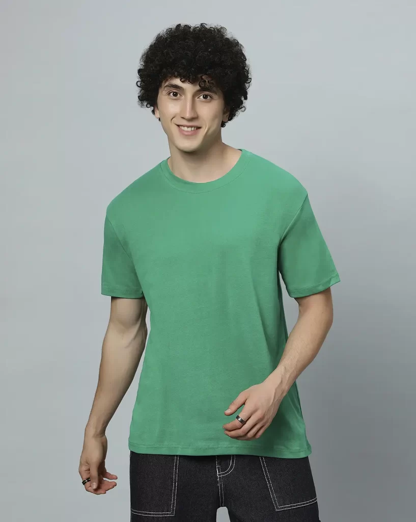 Men's Half Green Tshirt