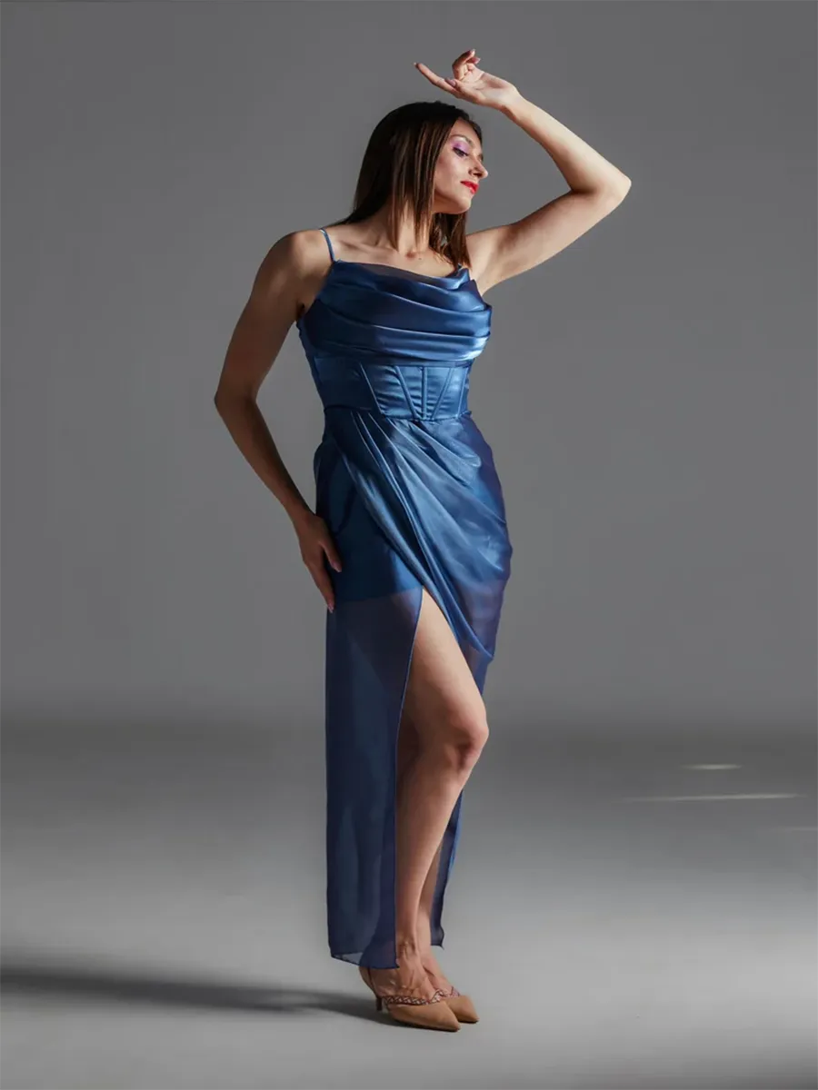 Emma Blue Dress for women