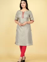 Swara Cotton White Kurtis For Women