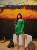 Selena Green Dress