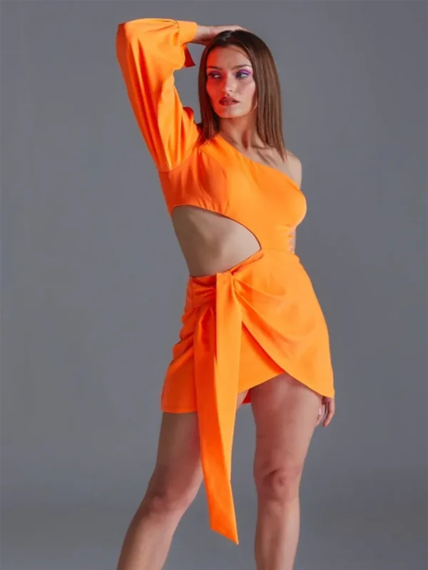 Vitamins Neon Orange Dress for women