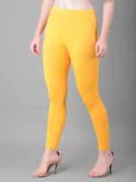 Yellow Ankle-Length Leggings for Bright Days