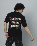 Get Rich Black Men’s T-Shirts