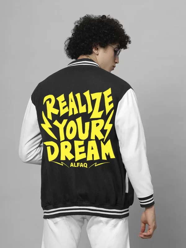 PRinted varsity jacket for men