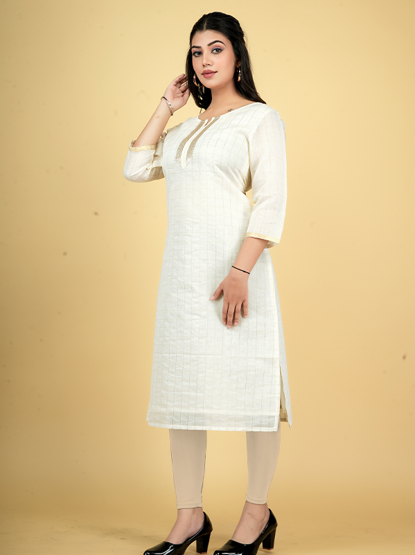 White Kurtis For Women