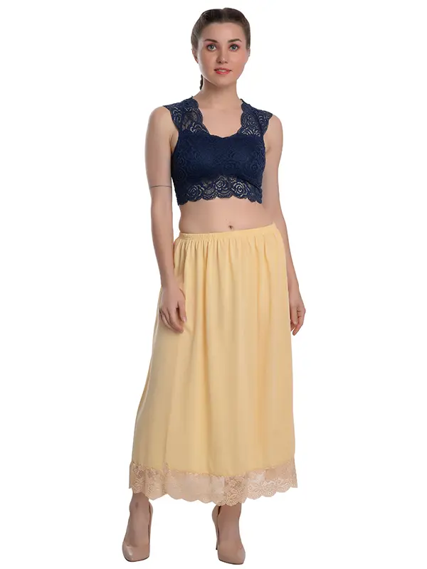 Skin Colour Petticoat For Women