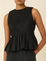 black color top for women