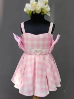 White Lotus flower Barbie Dress