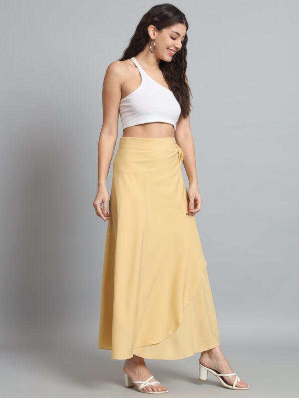 Wrapskirt skirt skin/gold for women