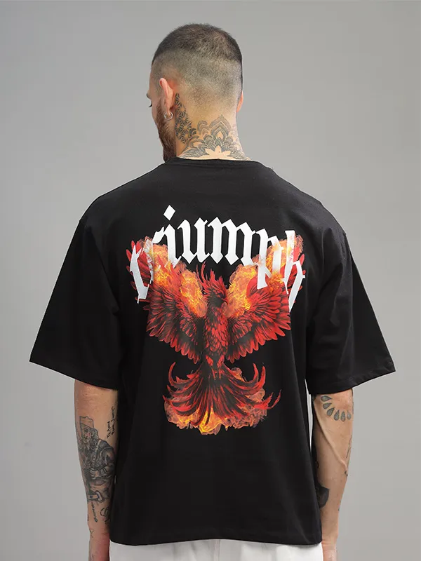 Blaze of Triumph Premium Loose Black Unisex T-shirt