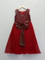 Red Sequins Dress