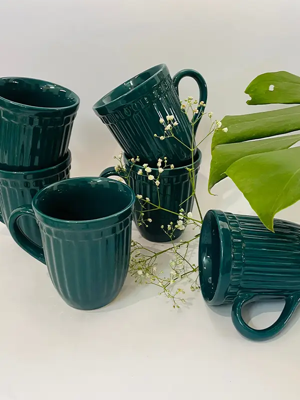 verte coffee mugs pack of six