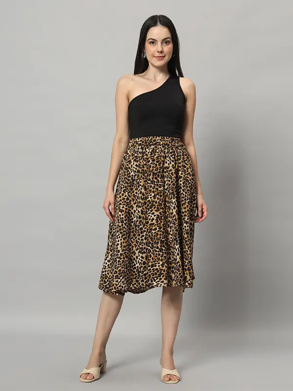 cheetah print skirt for women