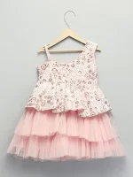 Pink Embroidery Dress