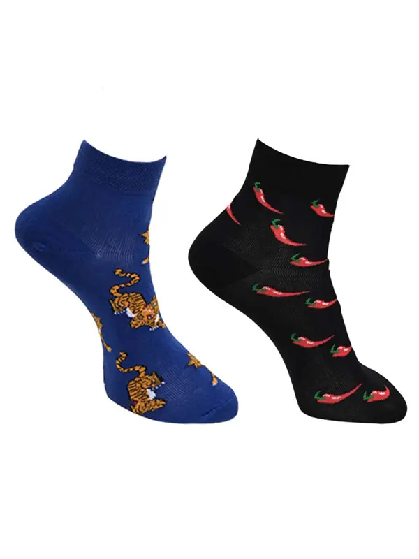 printed socks pack of two