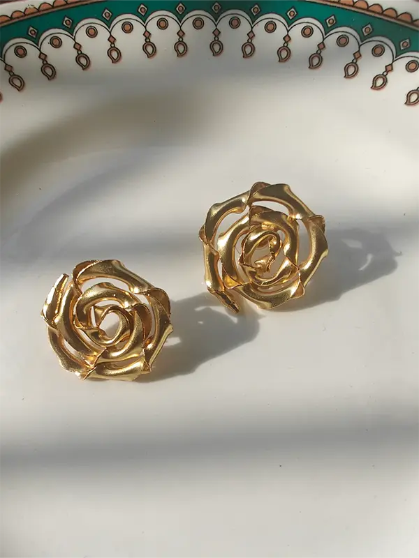 Rose Earrings.