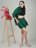 Bottle Green Co-ord Set for Women