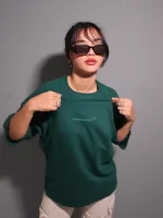 Emerald Green Essential Heavyweight Oversized T-Shirt