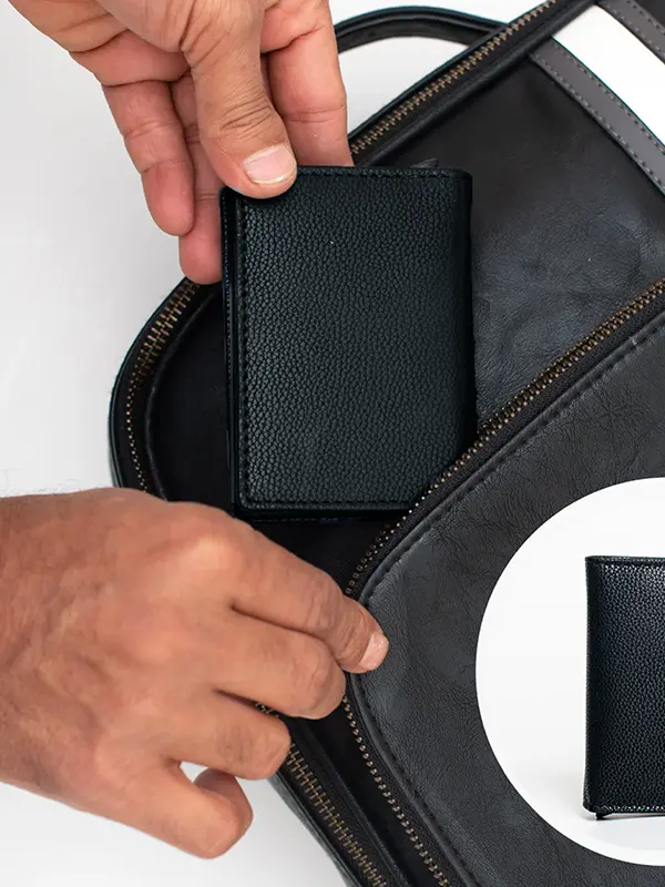 leather wallet men