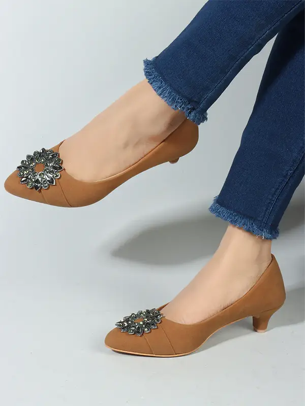 Copper Kitten Heels