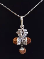 Sterling Silver Rudraksha Pendant - Unisex