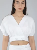 Loose Fit Top White