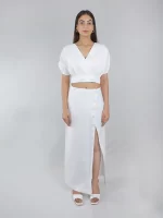 Wrap Skirt White