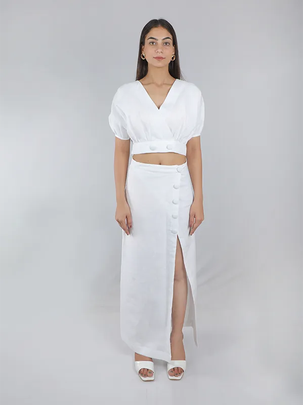 Wrap Skirt White