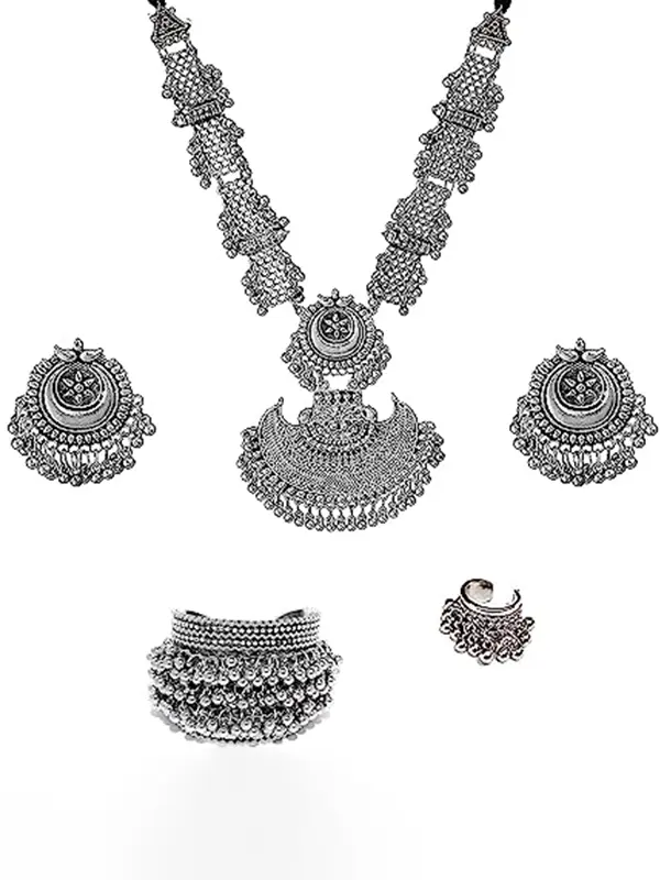 Oxidised Necklace Combo Set