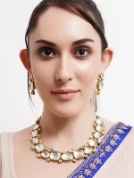 Handcrafted Kundan necklace set