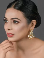 Handcrafted Kundan Earrings