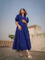 blue kurtas for women