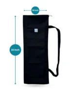 black color yoga mat bag