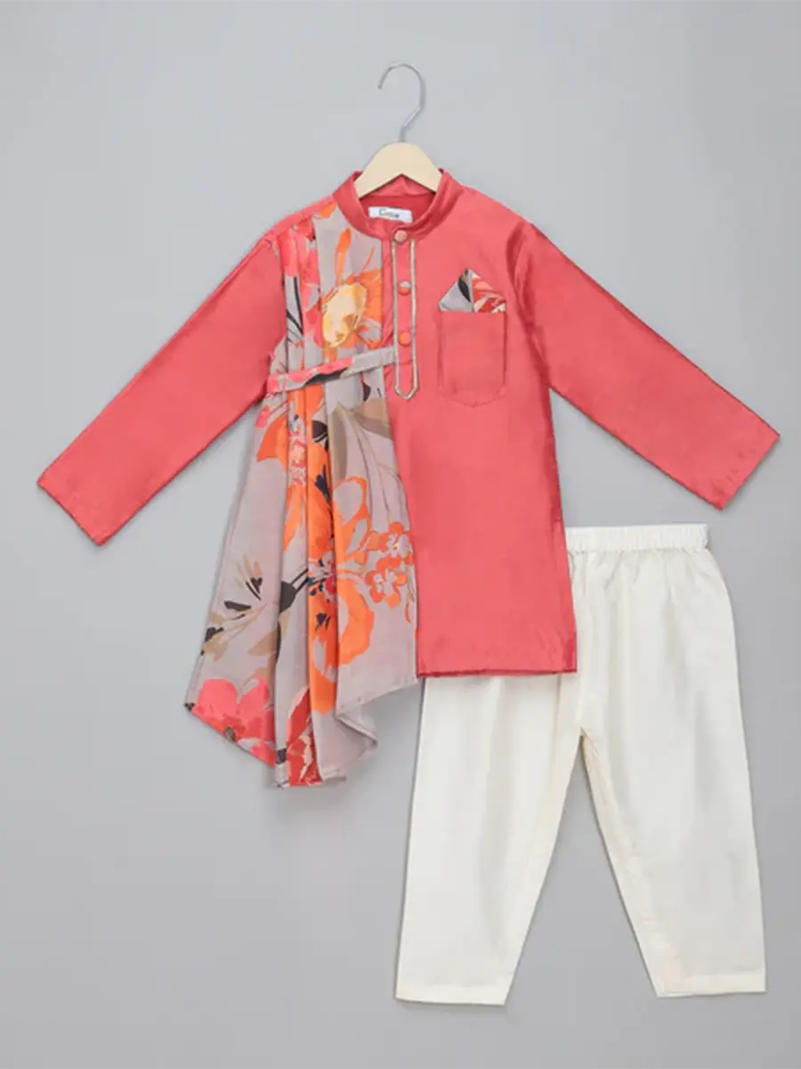 Printed Kurta Set with Pyjama for Kids