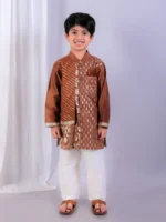 Brown Kurta Set for Kids