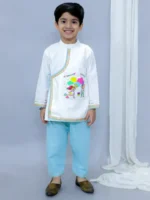 Holi Printed Kurta Set for Kids