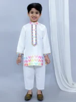 Multi Heart Kurta Set for Kids