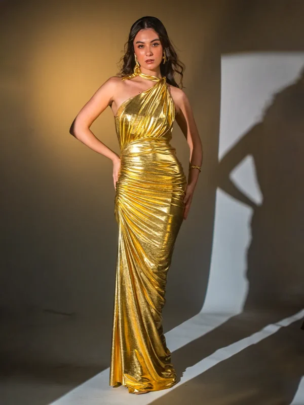 Golden Metalic Dress