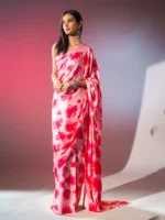 Elegant Floral Print Saree