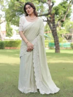 Cotton Saree with lacework