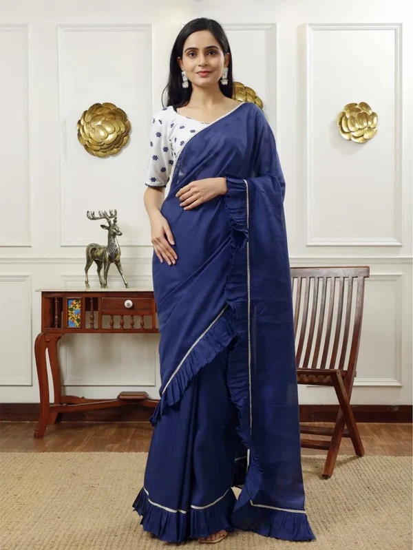 Navy Blue saree