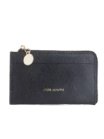 Black Mini Pebble CM Card Holder