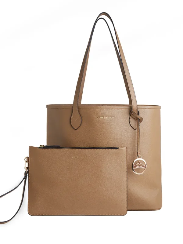 Tan City sider Tote Bag For Women