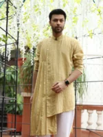 Men Jogan Natural Linen Kurta