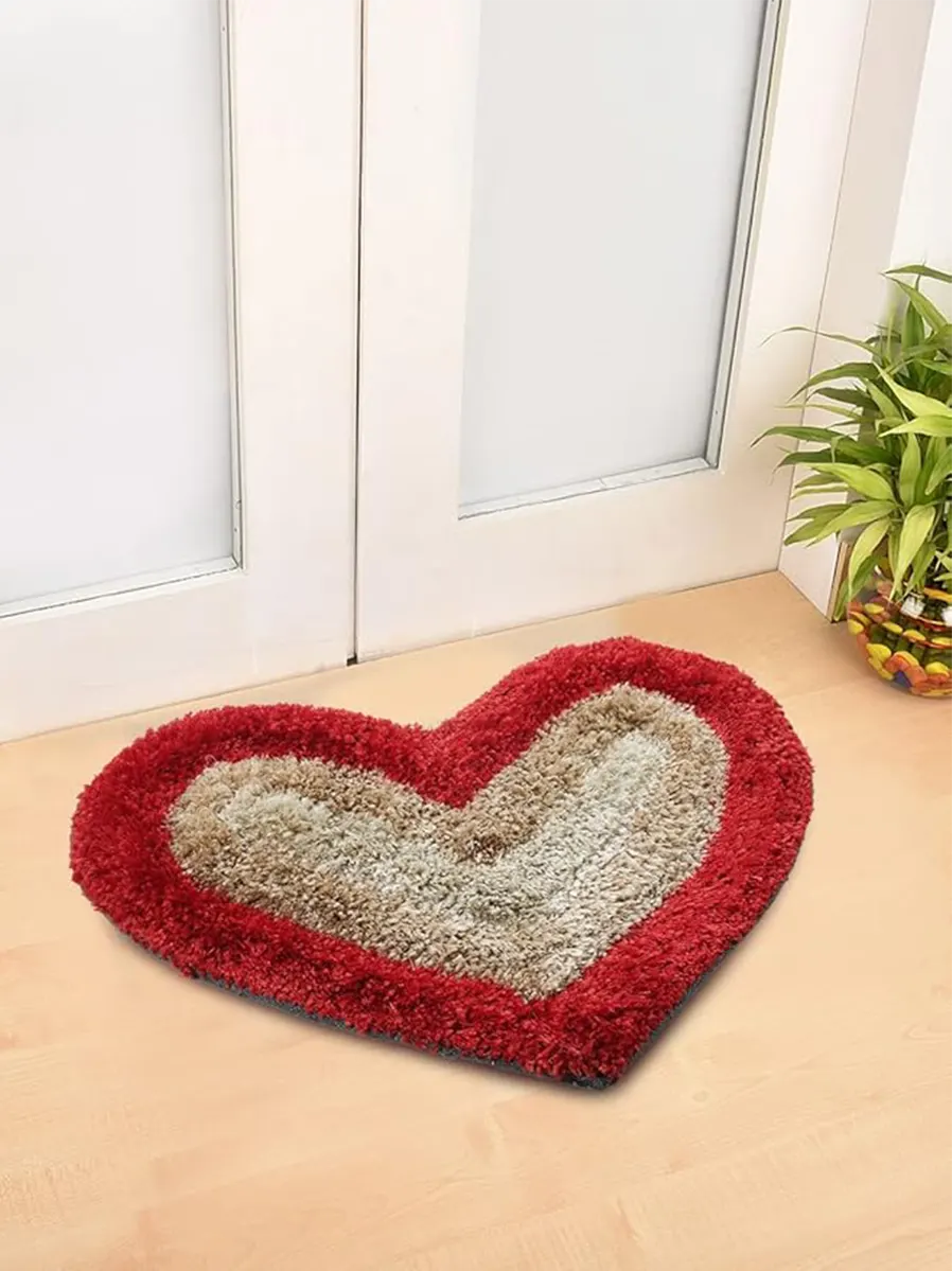 Heart Shape Non Slip Bath Mat