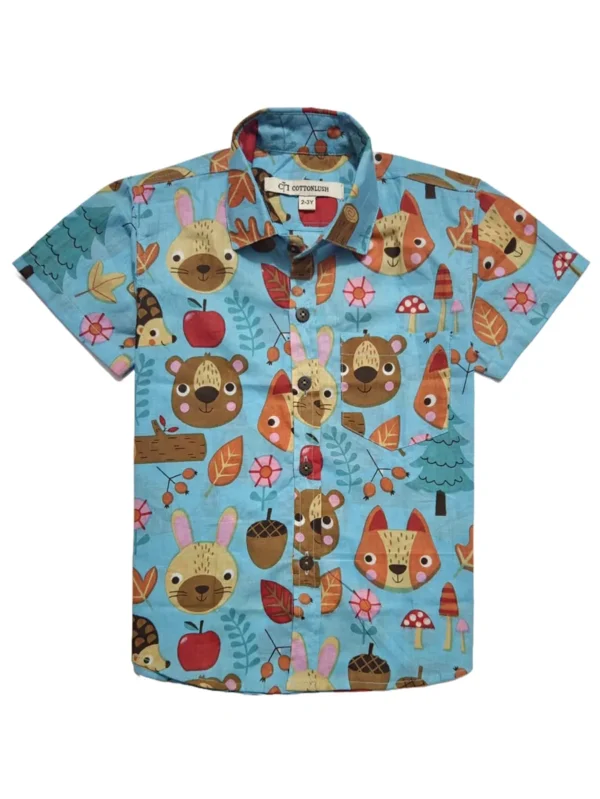 Fun Animals Printed Shirt For Kids